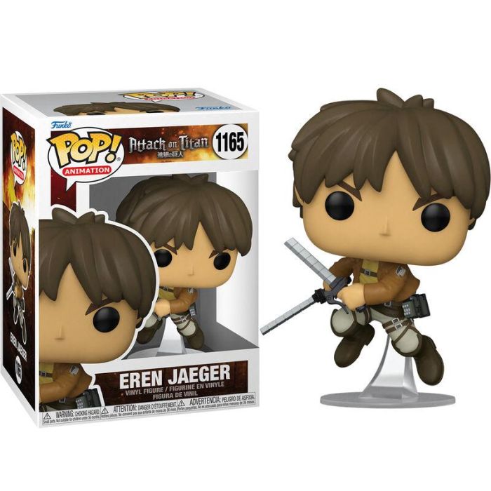 FUNKO Figura POP Attack On Titan Eren Jaeger Vinilo 9cm Caja Regalo FUNKO Figura POP Attack On Titan Eren Jaeger Vinilo 9cm Caja Regalo