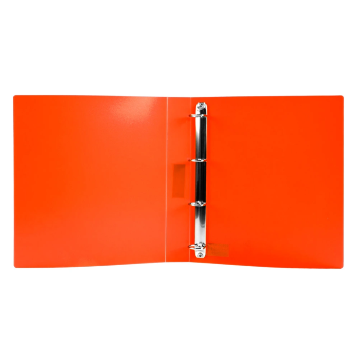 Liderpapel Carpeta 4 Anillas 25 mm Polipropileno Din A4 Naranja Serie Frosty 43431 7
