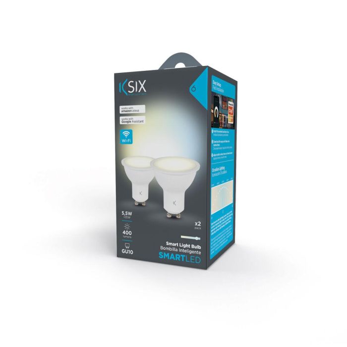 Bombilla LED KSIX GU10 5,5 W G 6