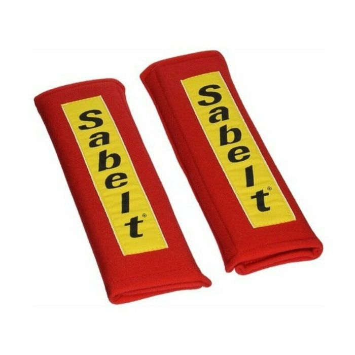 Almohadillas para Cinturón de Seguridad Sabelt Rojo 2 Almohadillas para Cinturón de Seguridad Sabelt Rojo 2