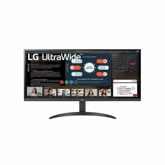 Monitor Profesional Ultrapanorámico LG 34WP500-B 34"/ WFHD/ Negro