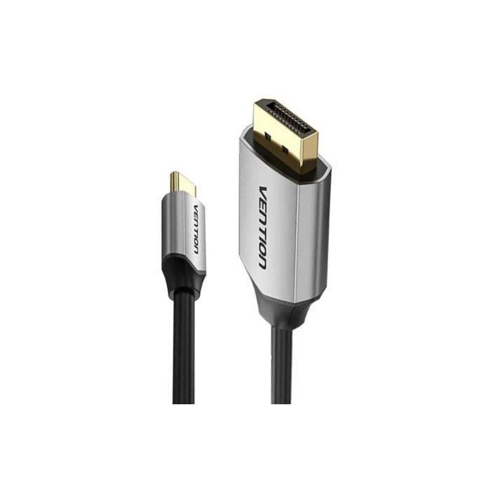 Cable Conversor Vention CGZBG/ USB Tipo-C Macho - DisplayPort Macho/ 1.5m/ Negro 2 Cable Conversor Vention CGZBG/ USB Tipo-C Macho - DisplayPort Macho/ 1.5m/ Negro 2