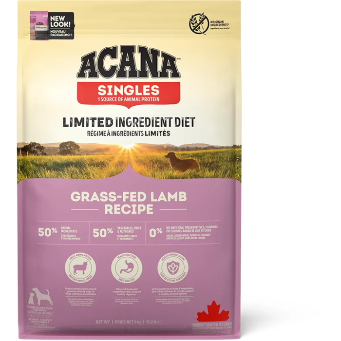 Acana Canine Adult Singles Grass Fed 6 kg