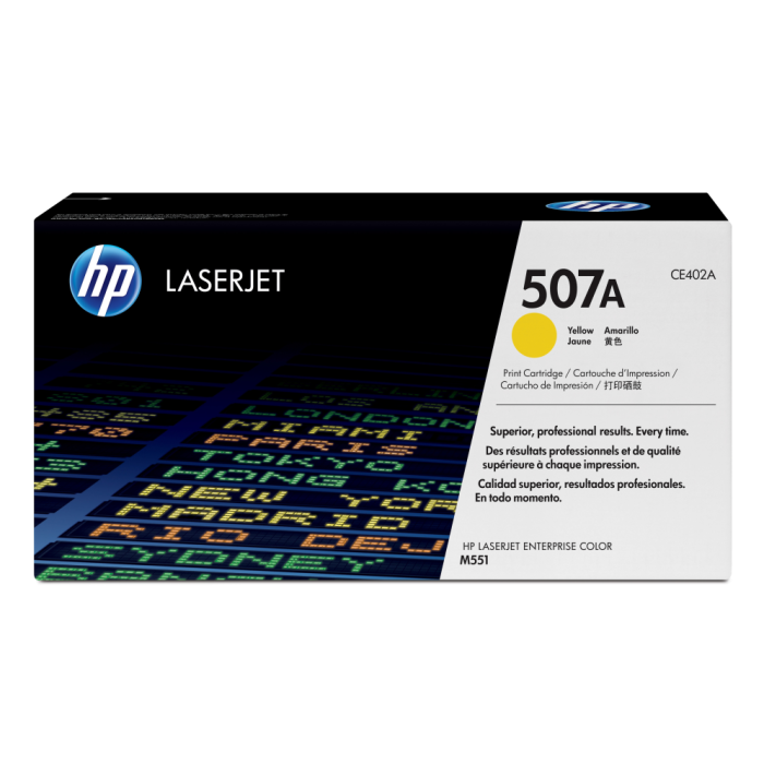 HP Laserjet 507A Toner Amarillo - 6.000 páginas