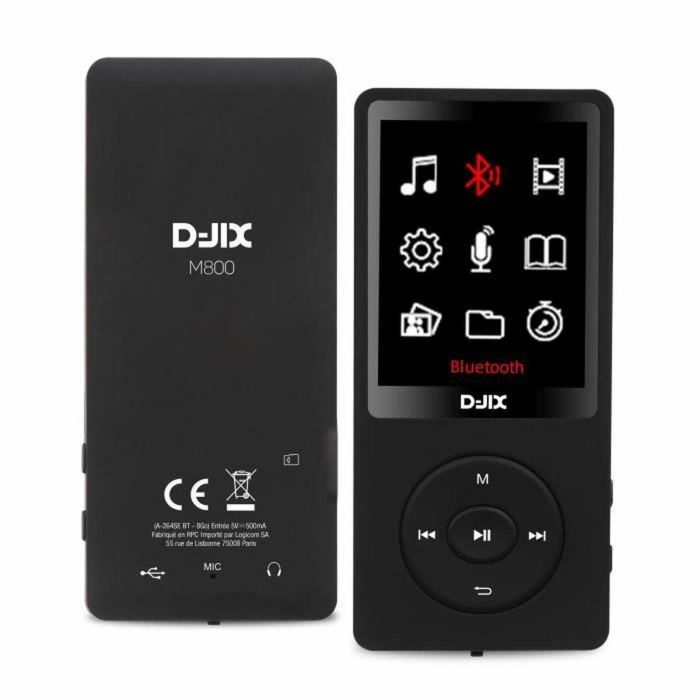 Logicom LOG3483072000081 Reproductor MP4 M800 8 GB con Bluetooth, Pantalla 2,4'', USB-C y Batería 300 mAh 2 Logicom LOG3483072000081 Reproductor MP4 M800 8 GB con Bluetooth, Pantalla 2,4'', USB-C y Batería 300 mAh 2
