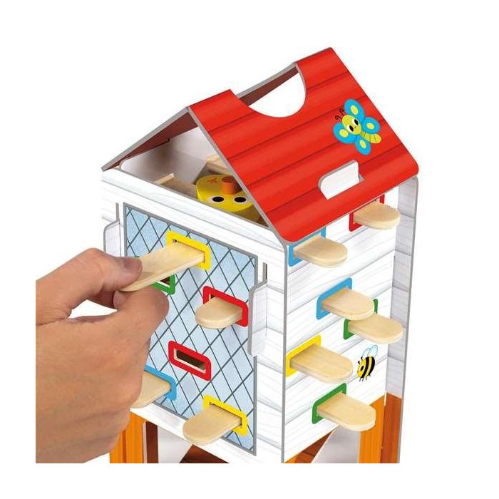 Goula Happy Chickens Juego de Habilidad de Madera para Niños de 3 a 5 Años Goula Happy Chickens Juego de Habilidad de Madera para Niños de 3 a 5 Años