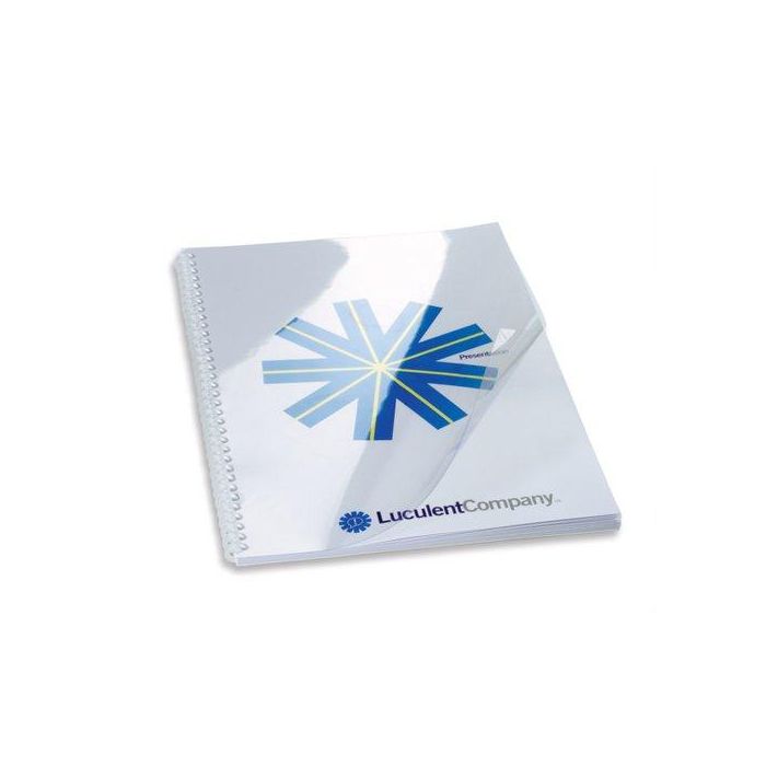 Gbc Portadas Encuadernación Hiclear A4 PVC 180 Micras Cristal Transparente Pack 100 Ud