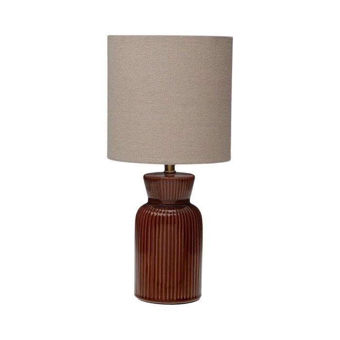 Lámpara Sumba Tierra Versa 18x39 cm - Cerámica y Textil (2 Unidades) 1 Lámpara Sumba Tierra Versa 18x39 cm - Cerámica y Textil (2 Unidades) 1