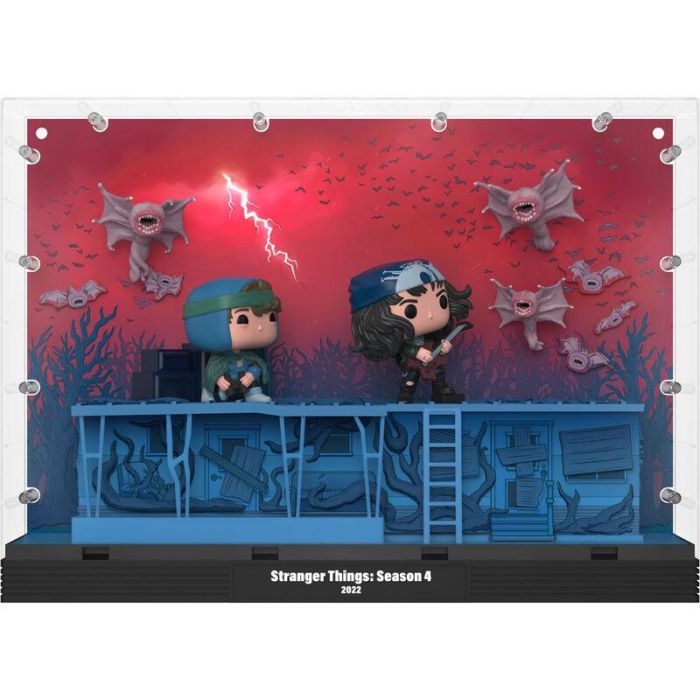Funko 70257 Pop! Deluxe Pack 2 Eddie y Dustin Stranger Things Escena Coleccionable Vinilo 9cm 1 Funko 70257 Pop! Deluxe Pack 2 Eddie y Dustin Stranger Things Escena Coleccionable Vinilo 9cm 1