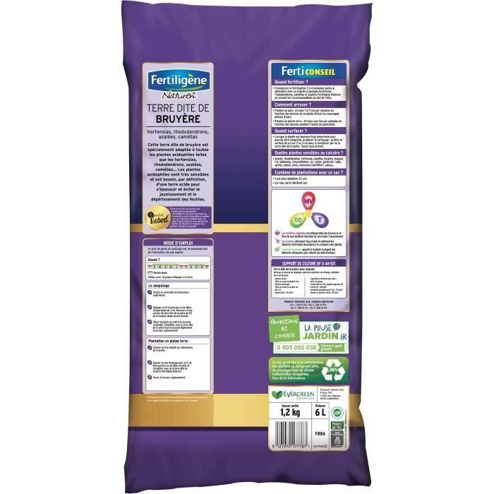 FERTILIGENE - Tierra llamada brezo 6L 1 FERTILIGENE - Tierra llamada brezo 6L 1