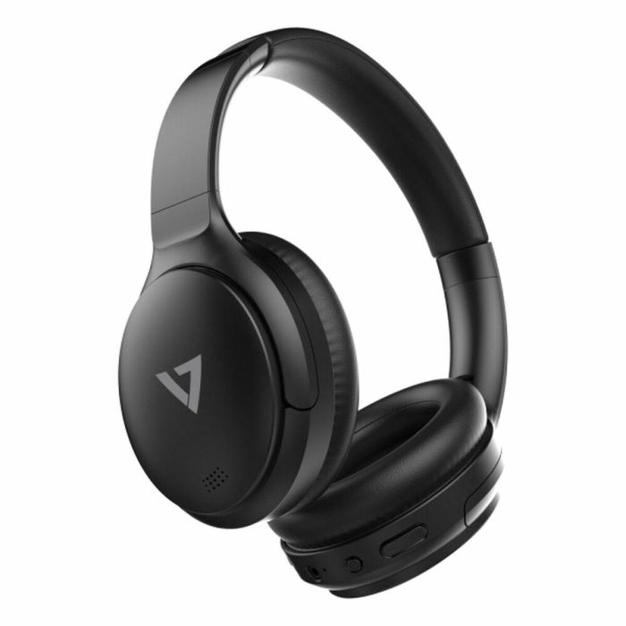 Auriculares con Micrófono V7 9678462000 Negro 2 Auriculares con Micrófono V7 9678462000 Negro 2