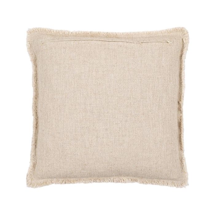 Cojín Flores Beige Oscuro 45 X 45 cm