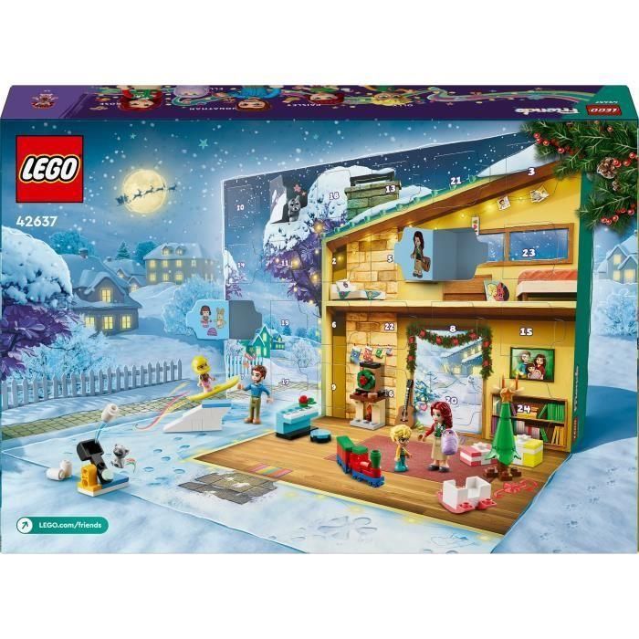 LEGO Friends 42637 Calendario de Adviento 2024 Regalos antes de Navidad Incluye 5 personajes 5 LEGO Friends 42637 Calendario de Adviento 2024 Regalos antes de Navidad Incluye 5 personajes 5