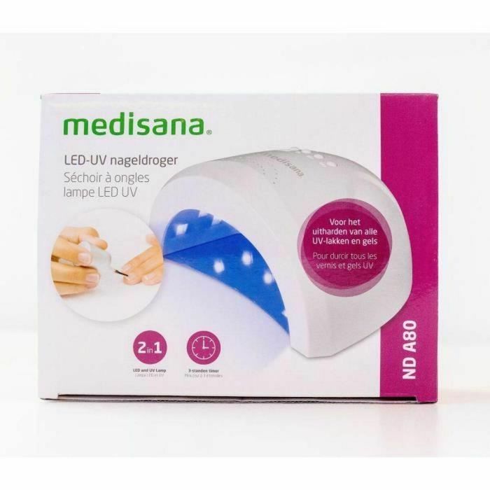 Medisana ND A80 Secador de Uñas UV LED 2 en 1 para Geles y Barnices, Temporizadores, 2 Intensidades, Apagado Automático 3 Medisana ND A80 Secador de Uñas UV LED 2 en 1 para Geles y Barnices, Temporizadores, 2 Intensidades, Apagado Automático 3