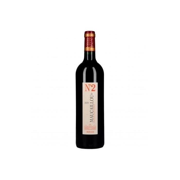 N ° 2 de Maucaillou 2017 Moulis - Vino tinto burdeos 1 N ° 2 de Maucaillou 2017 Moulis - Vino tinto burdeos 1