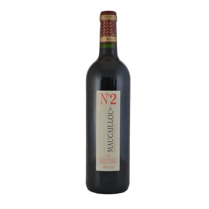 N ° 2 de Maucaillou 2017 Moulis - Vino tinto burdeos N ° 2 de Maucaillou 2017 Moulis - Vino tinto burdeos