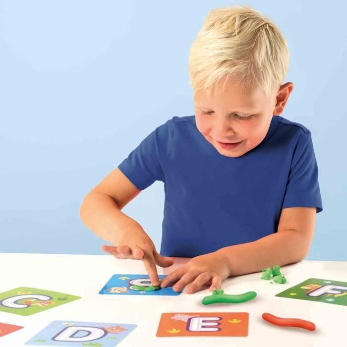 Aprendo el abecedario con plastilina - Juego educativo - SES CREATIVE - Conoce el abecedario mientras te diviertes. 1 Aprendo el abecedario con plastilina - Juego educativo - SES CREATIVE - Conoce el abecedario mientras te diviertes. 1