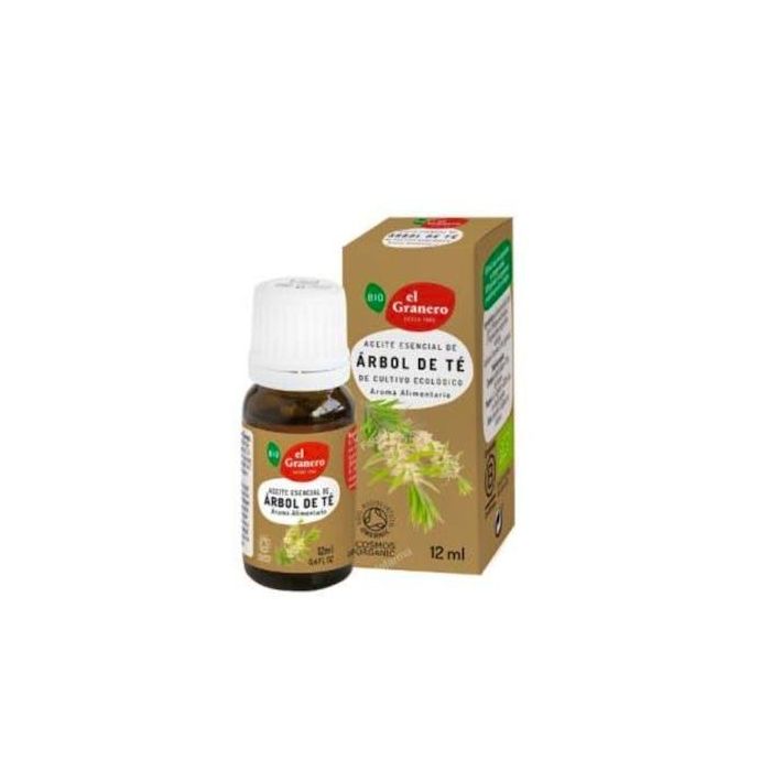 EL GRANERO Aceite Esencial Árbol de Té Bio 12ml - Melaleuca alternifolia para Uso Tópico y Aromaterapia