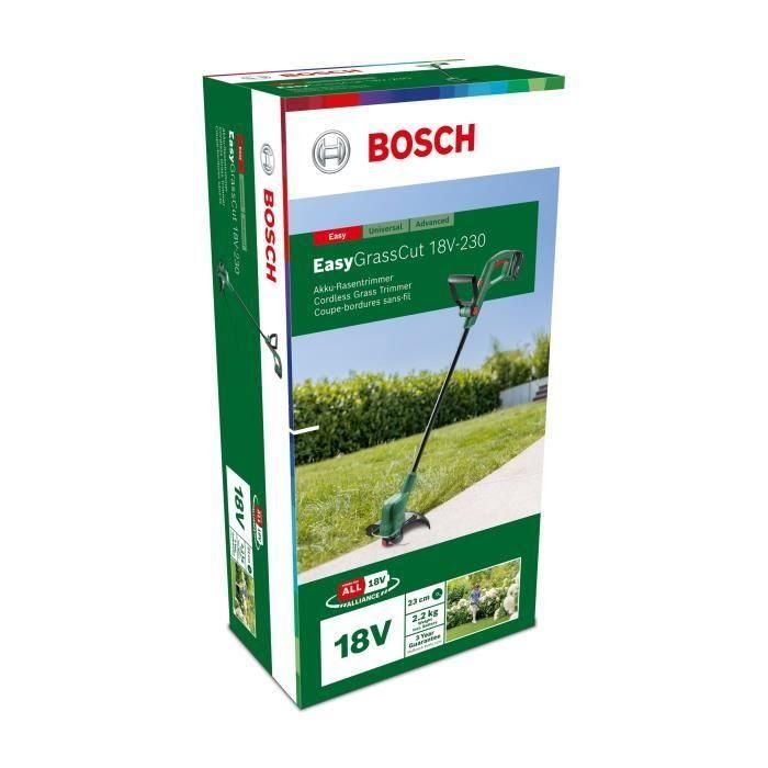 Bosch EasygrassCut 18-230 Cortabordes Inalámbrico PowerForall con Batería y Cargador para Jardines Grandes 4 Bosch EasygrassCut 18-230 Cortabordes Inalámbrico PowerForall con Batería y Cargador para Jardines Grandes 4