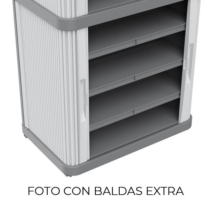 Terry Armario Rolling Space Modular 3, 170 x 59 x 36 cm, Gris, Modular, Apto Interior/Exterior, Reciclado 90%, IP43 1