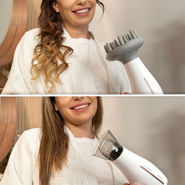 Cecotec IoniCare Power&Go Heaven Secador de Pelo Plegable 2000W con Tecnología Hair Repair, Difusor y Boquilla - Blanco 4
