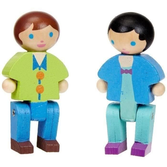 Jeujura My Wooden Chalet - Juego de Construcción de Madera Natural y Teñida con 175 Piezas, para Niños a partir de 5 años 4 Jeujura My Wooden Chalet - Juego de Construcción de Madera Natural y Teñida con 175 Piezas, para Niños a partir de 5 años 4