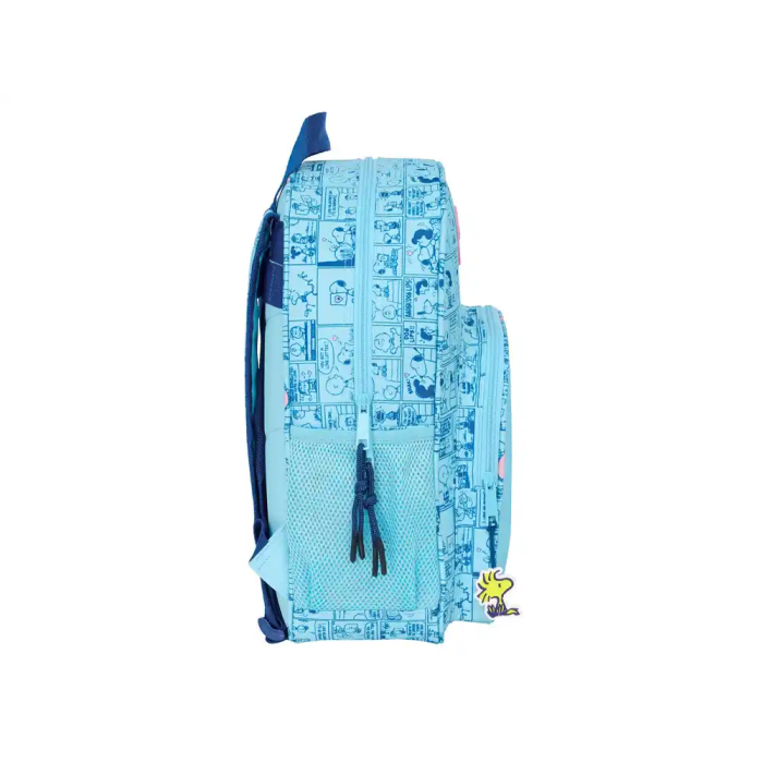 Mochila Escolar Snoopy Love Azul 32 x 38 x 12 cm 2