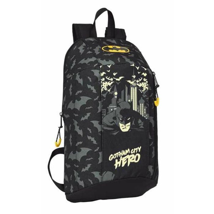 Mini mochila bolsillo vertical batman "hero" 22x39x10cm 3 Mini mochila bolsillo vertical batman "hero" 22x39x10cm 3