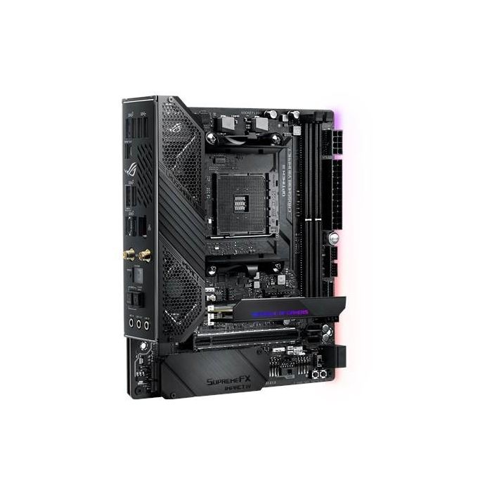 ASUS Crosshair VIII Impact Placa Base X570 Zócalo AM4 para AMD Ryzen 2000/3000 Series Mini DTX DDR4 2 ASUS Crosshair VIII Impact Placa Base X570 Zócalo AM4 para AMD Ryzen 2000/3000 Series Mini DTX DDR4 2