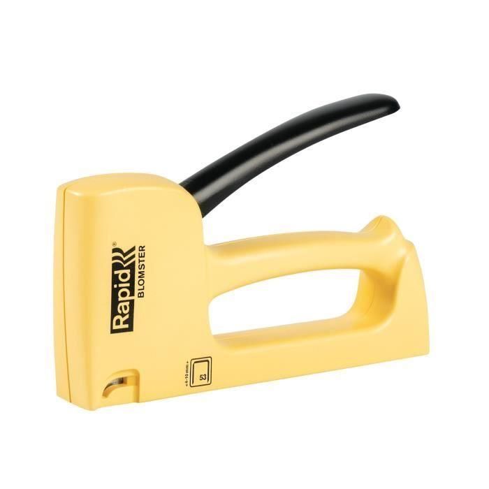 Grapadora Blomster R53 SoS - RÁPIDA - Amarillo flor Grapadora Blomster R53 SoS - RÁPIDA - Amarillo flor