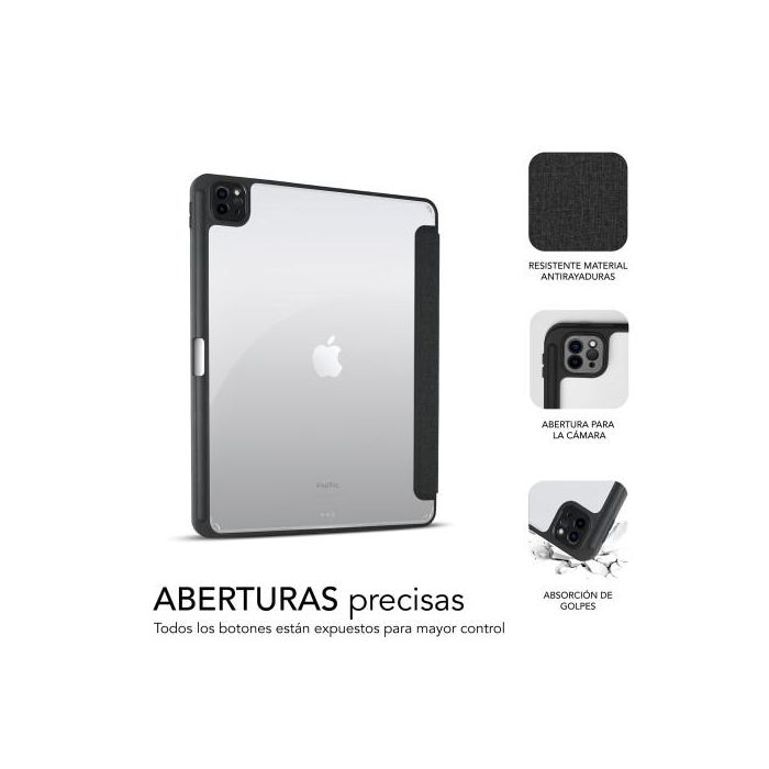 SUBBLIM Funda iPad Pro 11" 2022/2021/2020, iPad Air 4/5 Gen SUBCST-5SC400, Protección Antigolpes, Portabolígrafo, Smart Cover 3