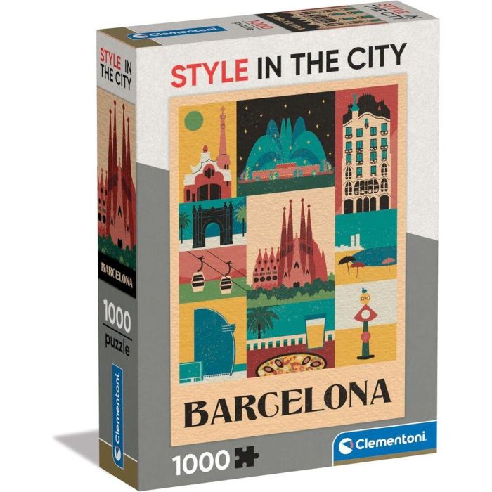 Puzzle Barcelona Style in the City 1000pzs 1 Puzzle Barcelona Style in the City 1000pzs 1