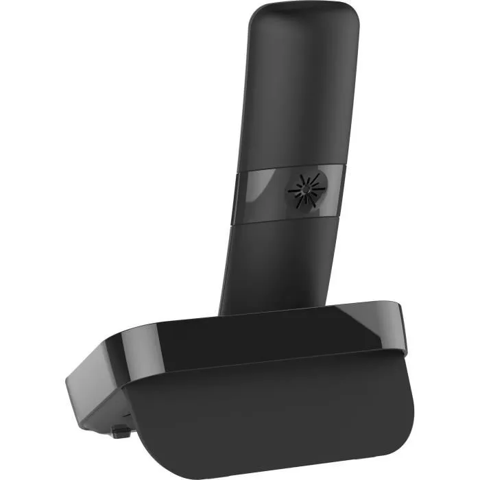 Alcatel F860 voice trio Teléfono fijo inalámbrico negro con bloqueo de llamadas no deseadas 2