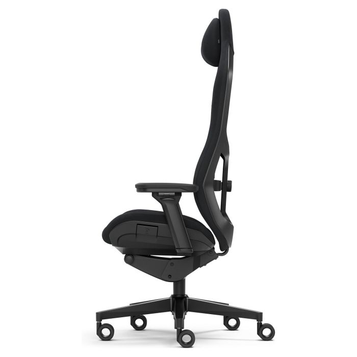 Fractal Design FD-CH-RE1A-01 Silla para Videojuegos de PC, Asiento Acolchado, Negro, Peso Máximo Usuario 125 kg
