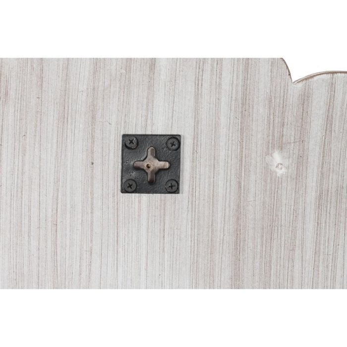 Espejo de pared DKD Home Decor Blanco Natural Indio Decapé 90 x 1,5 x 90 cm (90 Piezas) 1