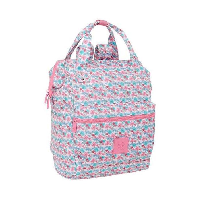 Moos Mochila con Asas Reci para Portátil 13 pulgadas, Diseño Flores, 27x40x19 cm 4 Moos Mochila con Asas Reci para Portátil 13 pulgadas, Diseño Flores, 27x40x19 cm 4