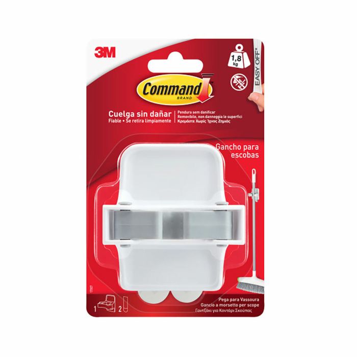 Gancho para colgar 3M 1,8 kg Escoba (1 unidad)