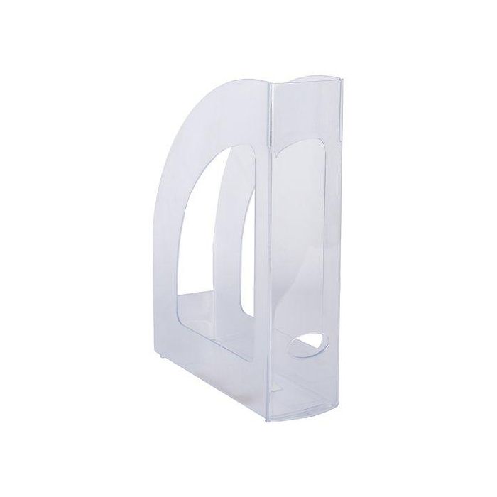 Revistero Plastico 80Mm Transparente Cristal