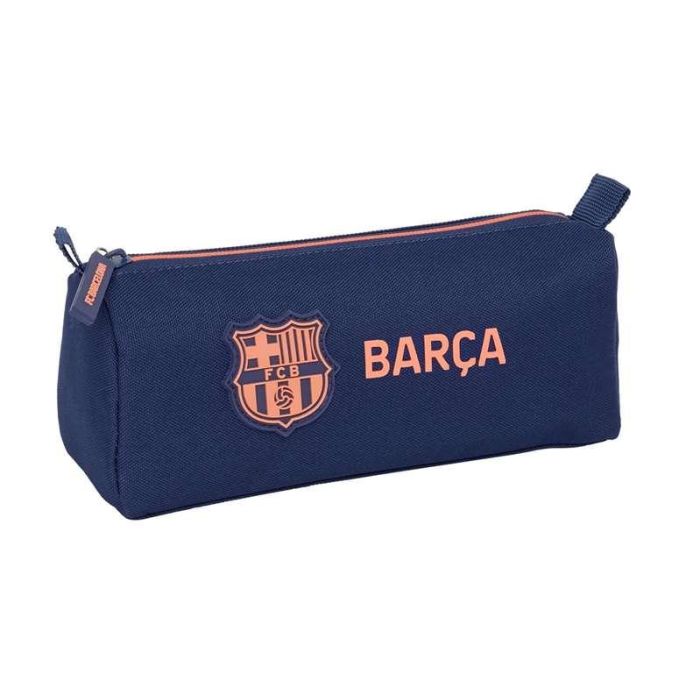 Safta Portatodo F.C. Barcelona 2ª Equipación 21x8x7cm para Material Escolar o Accesorios Pequeños