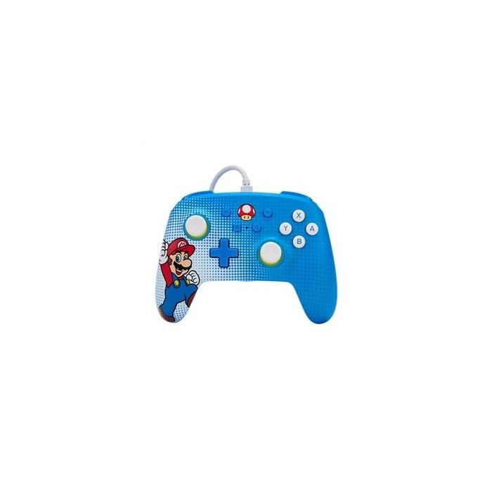 Power A 1522660-01 Mando con Cable para Nintendo Switch - Diseño Mario Pop Art, Compatible con Switch OLED y Switch Power A 1522660-01 Mando con Cable para Nintendo Switch - Diseño Mario Pop Art, Compatible con Switch OLED y Switch