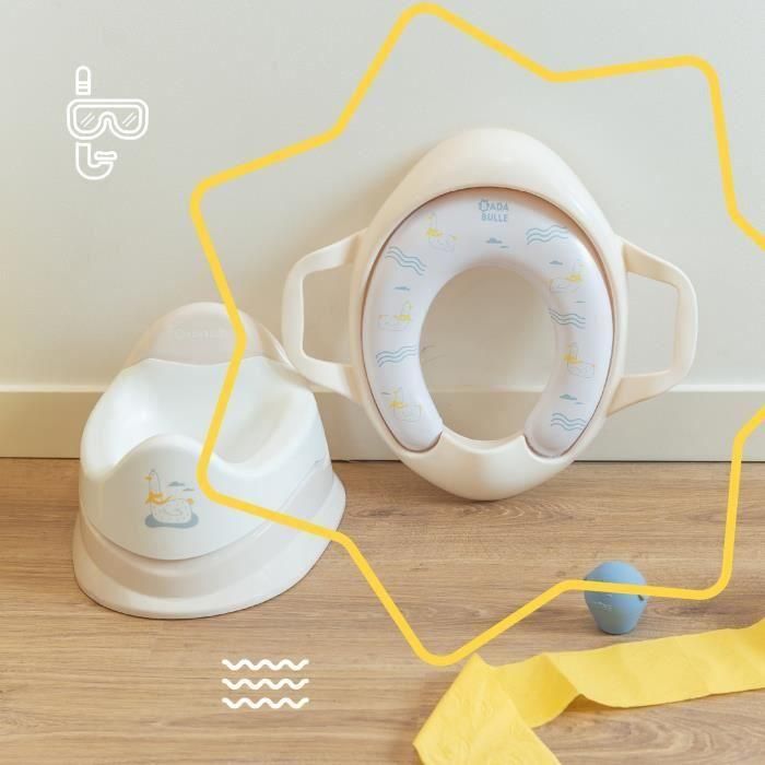 Babymoov - Reductor de asiento de inodoro con asas - Seagull 1 Babymoov - Reductor de asiento de inodoro con asas - Seagull 1