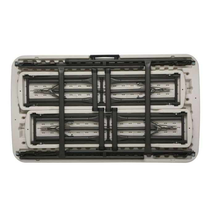 Mesa Plegable Lifetime Crema 106,5 x 73,5 x 61 cm Acero Plástico 5 Mesa Plegable Lifetime Crema 106,5 x 73,5 x 61 cm Acero Plástico 5