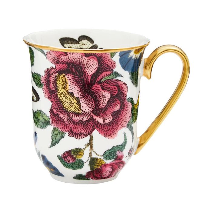 Spode Mug 340 Ml Creatures of Curiosity con estampado floral y asa de oro 0 Spode Mug 340 Ml Creatures of Curiosity con estampado floral y asa de oro 0