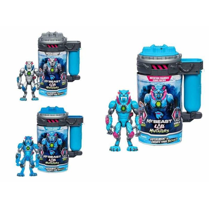 Figura mr. beast figuras mutantes 14 cm ¡añade líquido, pulsa el escáner dactilar y revela tu mutador! - modelos surtidos 4