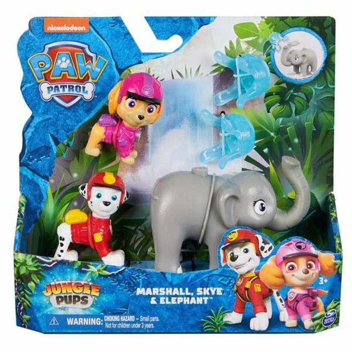 Figura paw patrol hero pups jungle 19,05x20,23x5,71 cm - modelos surtidos 3