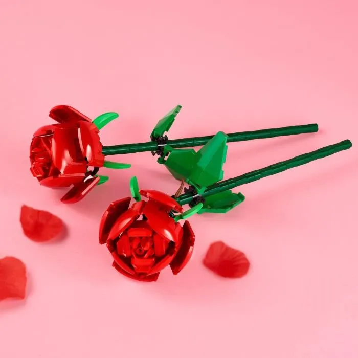 LEGO 40460 Rosas, Set de Flores Artificiales para Niñas y Niños a Partir de 8 Años, Decoración del Hogar 2