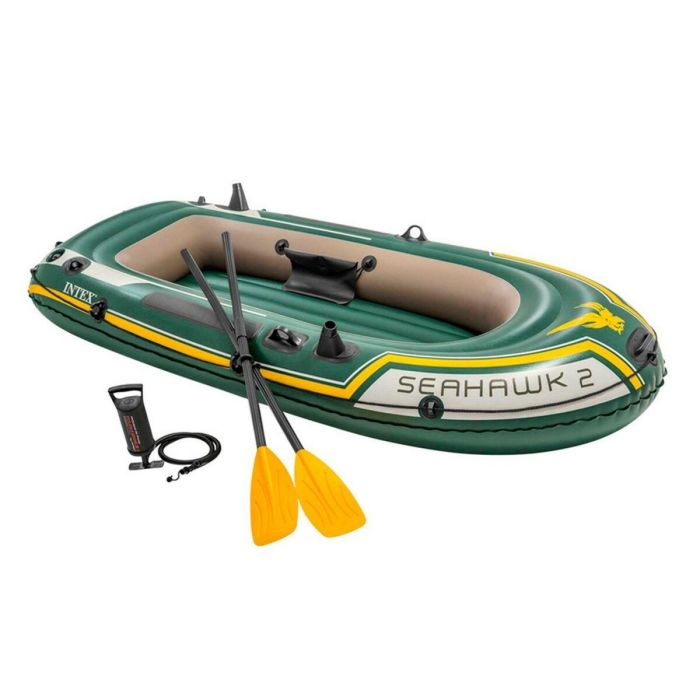 Barca Hinchable Intex Seahawk 2 Verde 236 x 41 x 114 cm Barca Hinchable Intex Seahawk 2 Verde 236 x 41 x 114 cm