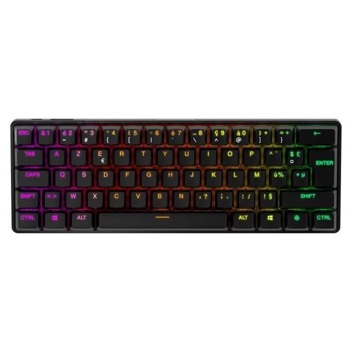 Teclado para juegos - AZERTY - STEELSERIES - Apex Pro Mini Wireless FR - Sin teclado numérico - Retroiluminado - Negro 3