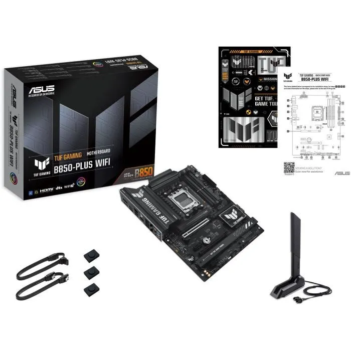Asus TUF GAMING B850-PLUS WiFi Placa Base ATX AMD B850 Zócalo AM5 DDR5 Wi-Fi 7 5