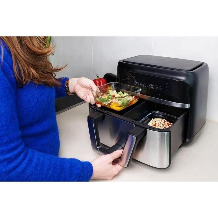 Pyrex Fuente Cuadrada Vidrio Prepware 25x22 cm - 2,2 L, Horno Microondas Lavavajillas, Resistente -40°C a 300°C, 10 años garantía 1